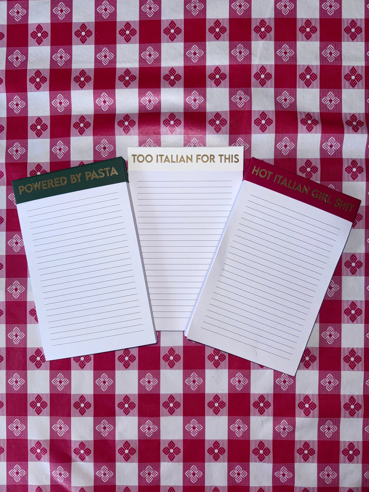 Italian Notepad Set