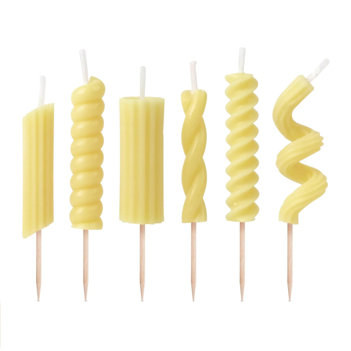 Pasta Birthday Candles