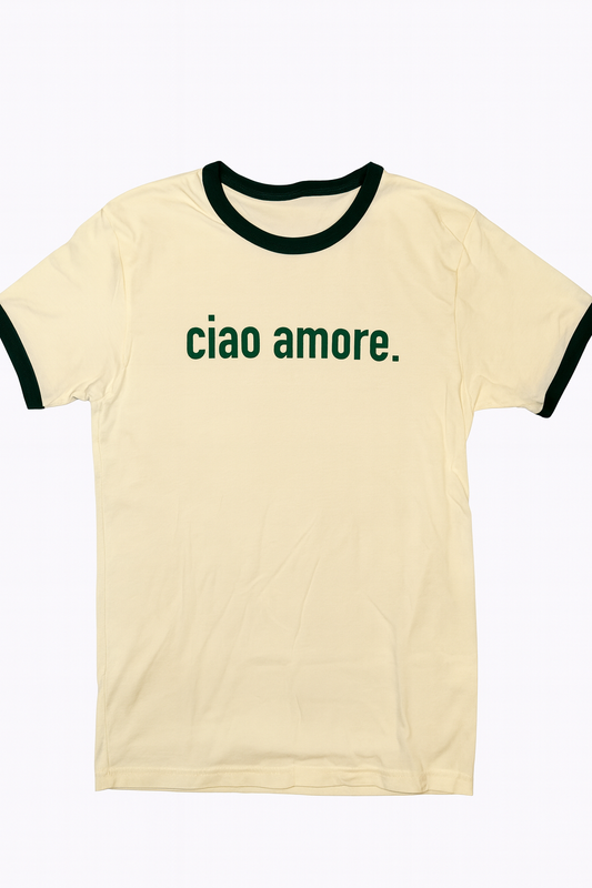 Ciao Amore Ringer Tee