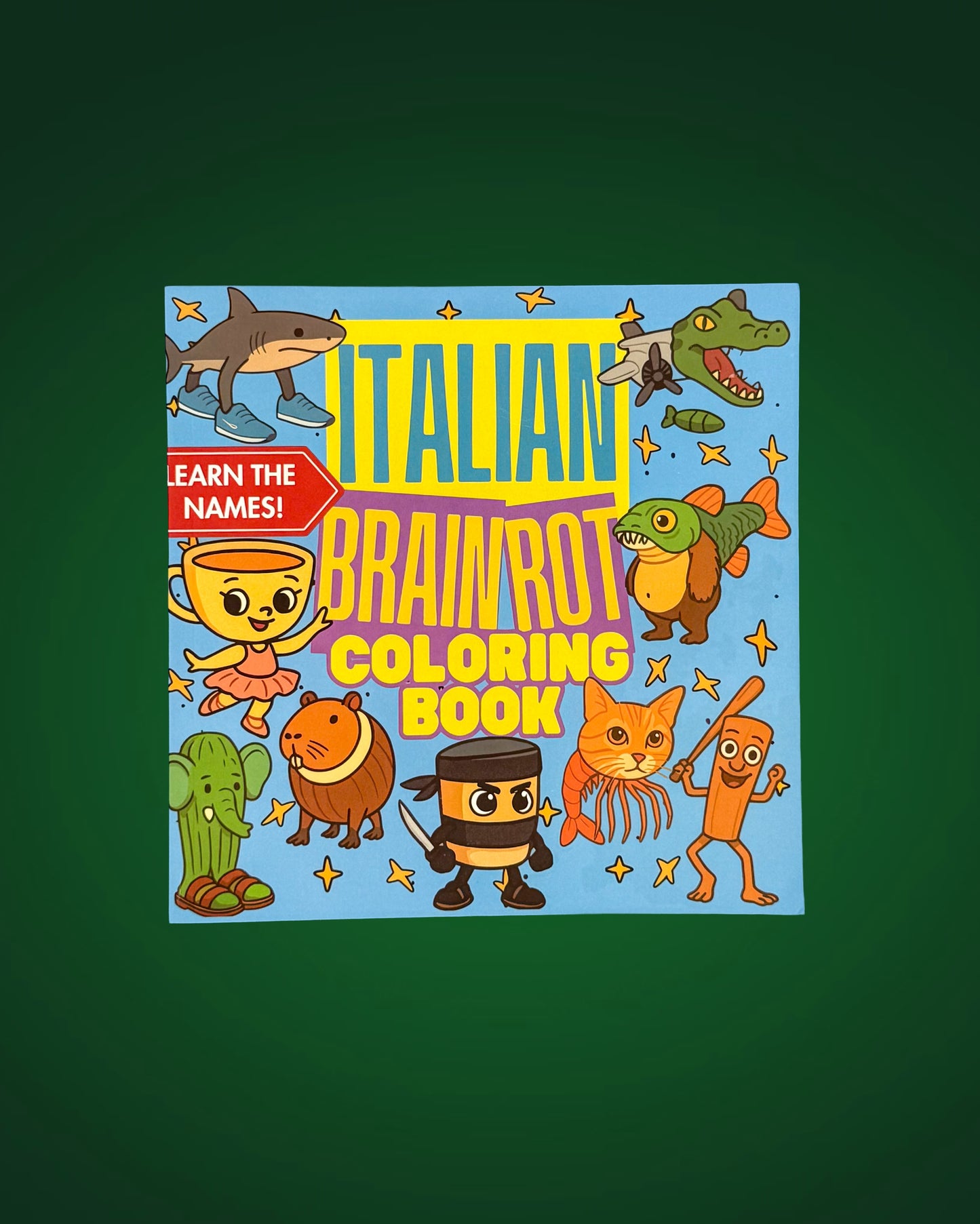 Italian BrainRot Coloring Book
