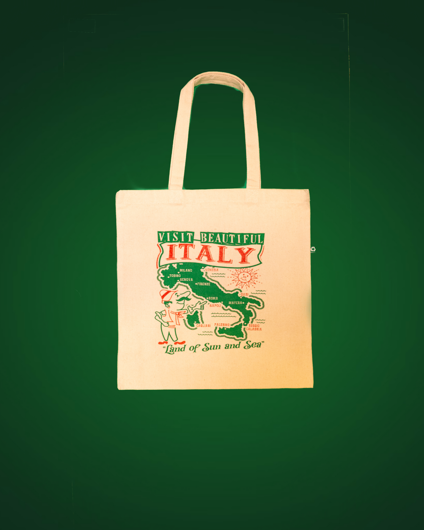 Visit Beautiful Italy Tote Bag