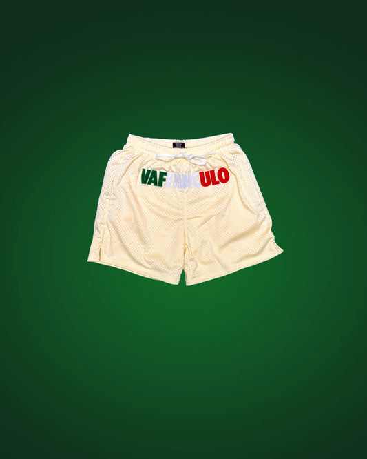 Vafa Cream Shorts