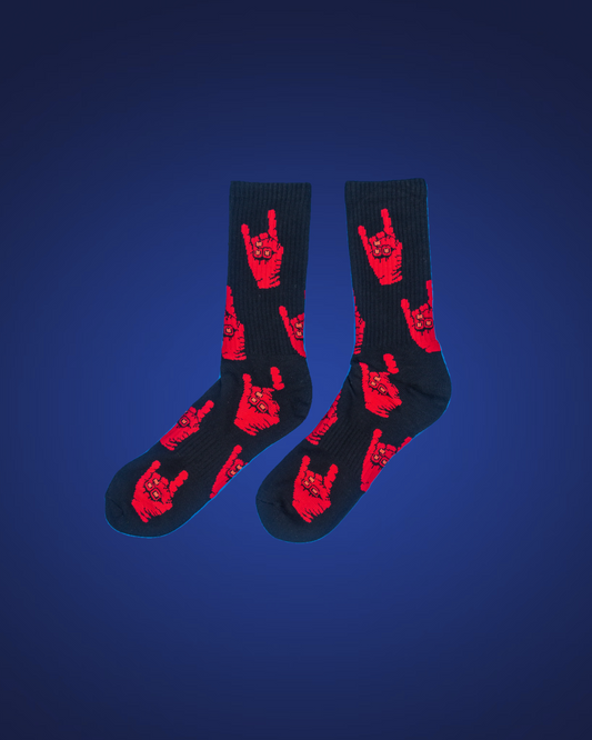 Mano Cornuto Socks