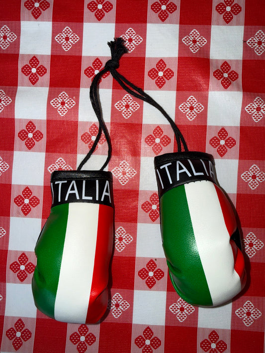 Italia Hanging Boxing Gloves