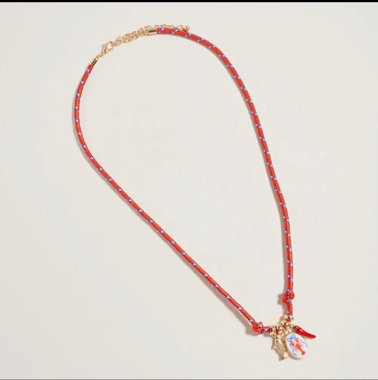 Summer Charm Rope Necklace