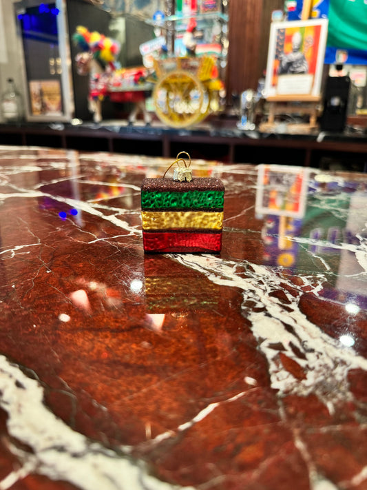 Rainbow Cookie Christmas Ornament