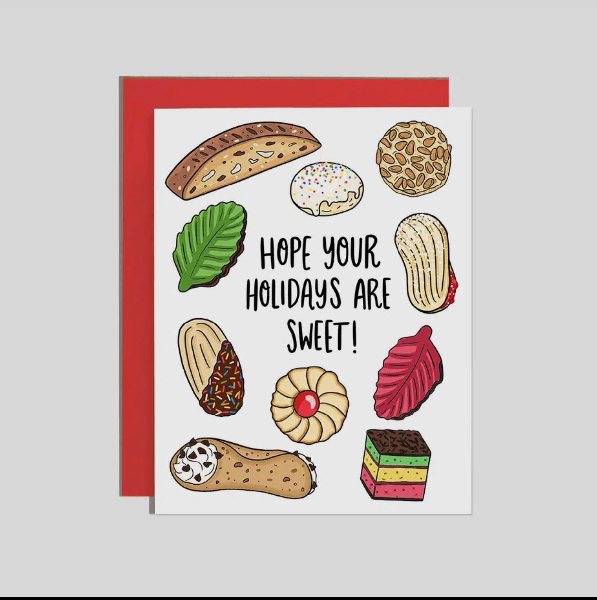 Italian Cookies & Dessert Card