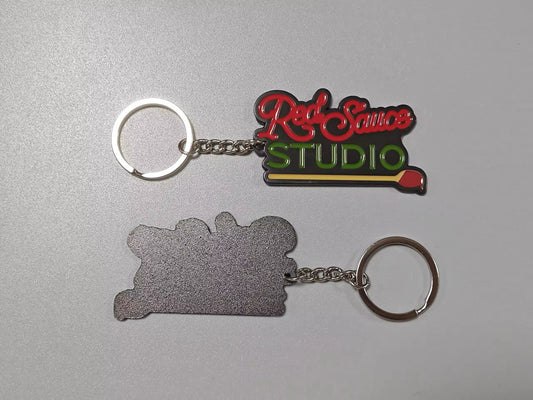 Red Sauce Studio Keychain