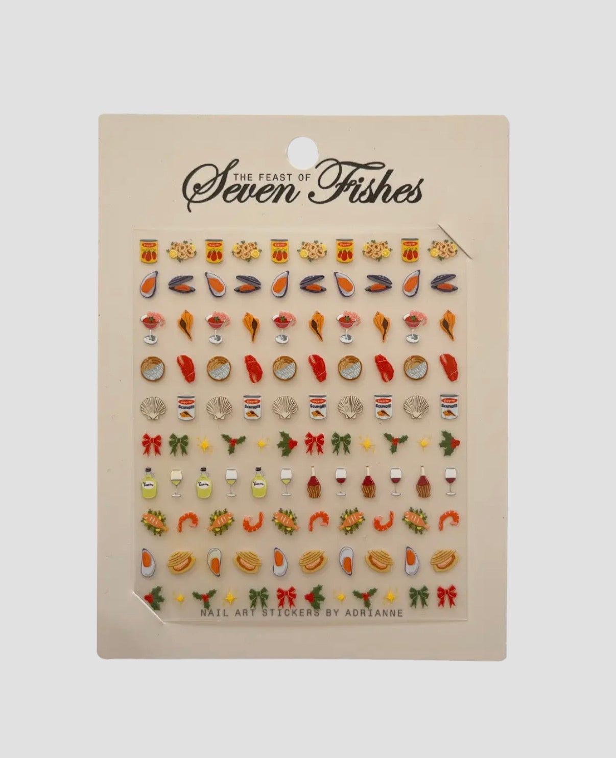 Seven Fishes Nail Decal