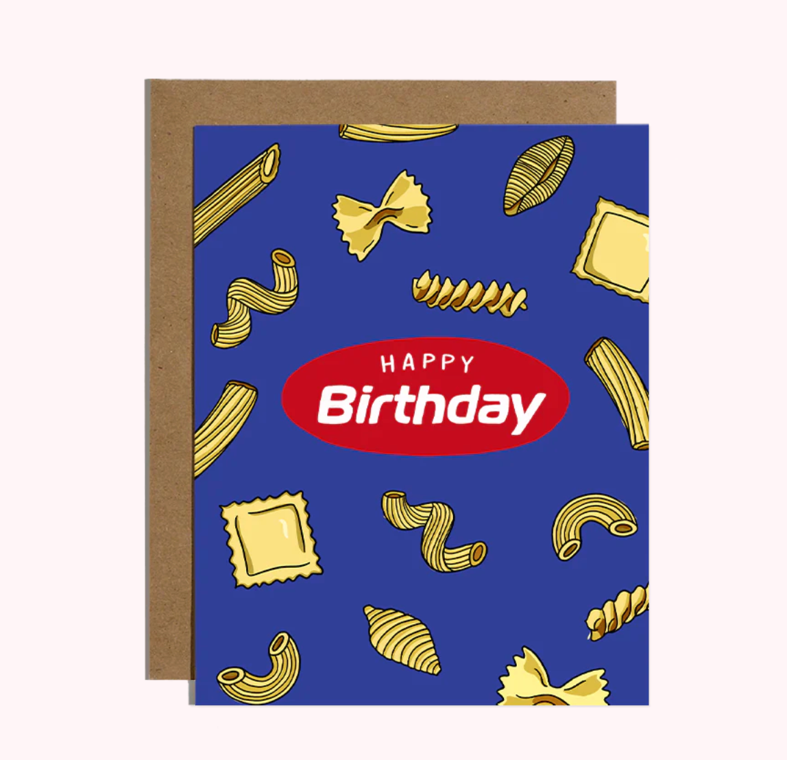 Pasta Birthday Card