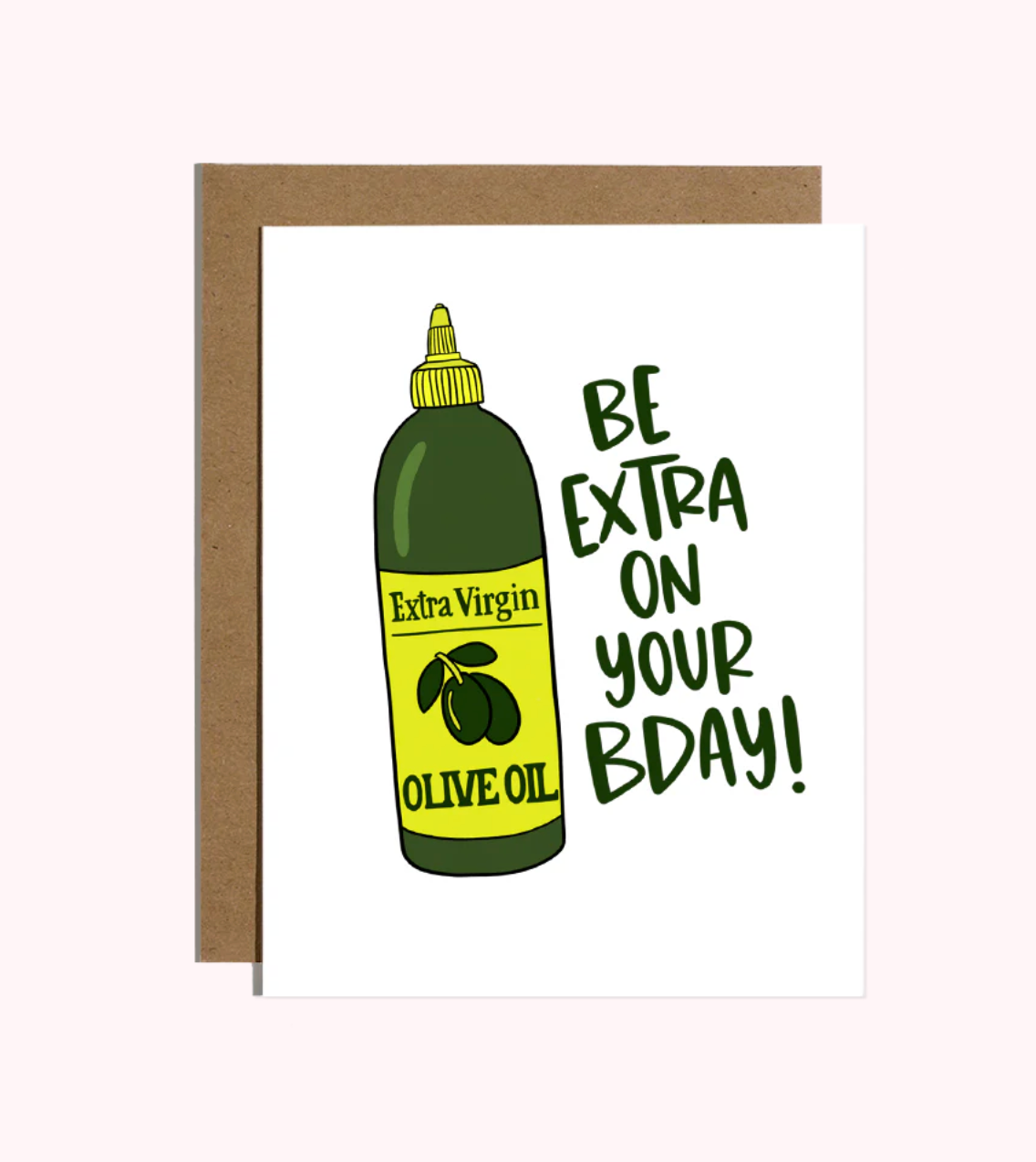 Olive Oil Birthday Card