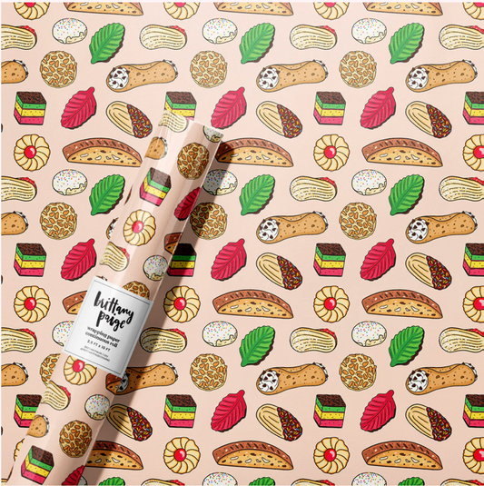 Italian Dessert Wrapping Paper