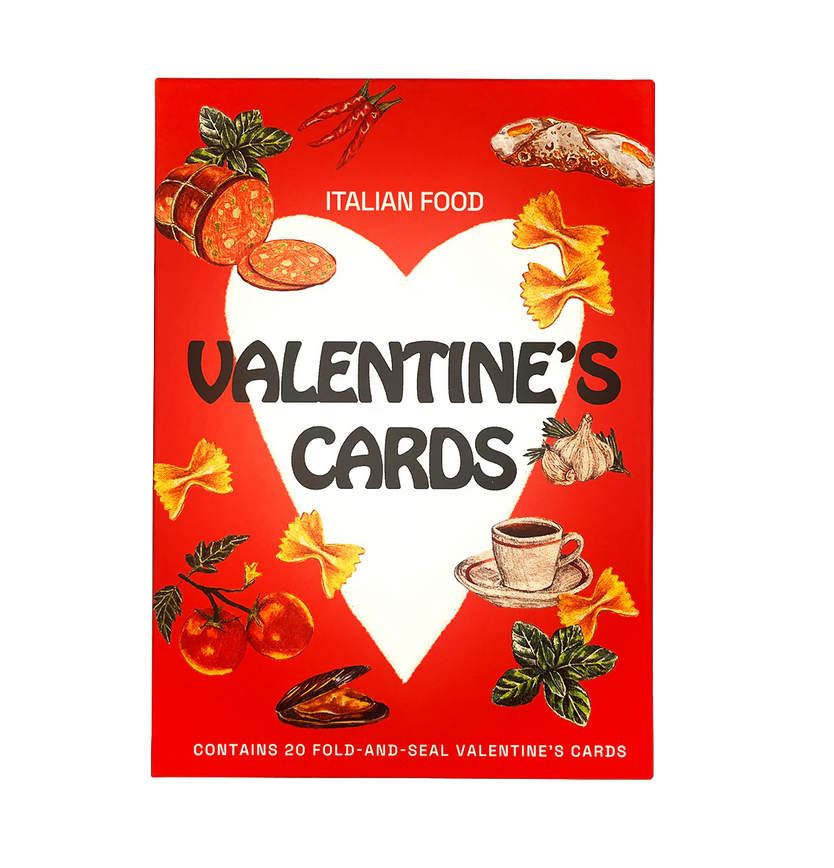 Italian Food Valentine's Cards